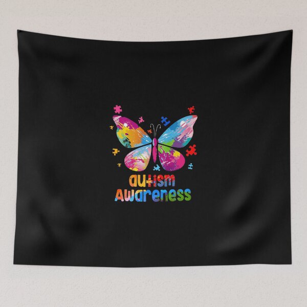 Item preview, Autism Awareness Gift Colorful Butterfly Autism designed and sold by Ibettson Justine.