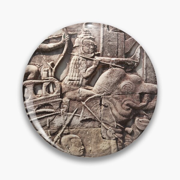 Item preview, Stone Carved Relief at the Bayon Temple, Angkor Thom designed and sold by raisbeckfoto.