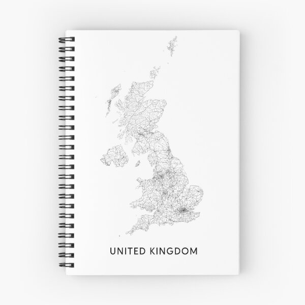 Item preview, United Kingdom Map, Art Print By LandSartprints designed and sold by LandSartprints.