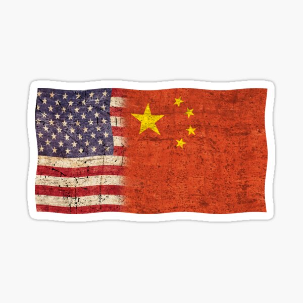 Aperçu de l'œuvre Drapeau de la Chine et de l'Amérique, cadeau d'américains chinois créée et vendue par levsal.