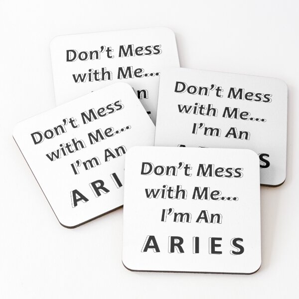 Item preview, Don't Mess with Me I'm an Aries designed and sold by JWIZZY.