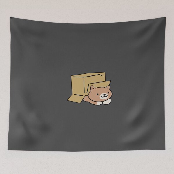 Item preview, Brown Cat with White Nose in a Box designed and sold by maddysondatrtle.