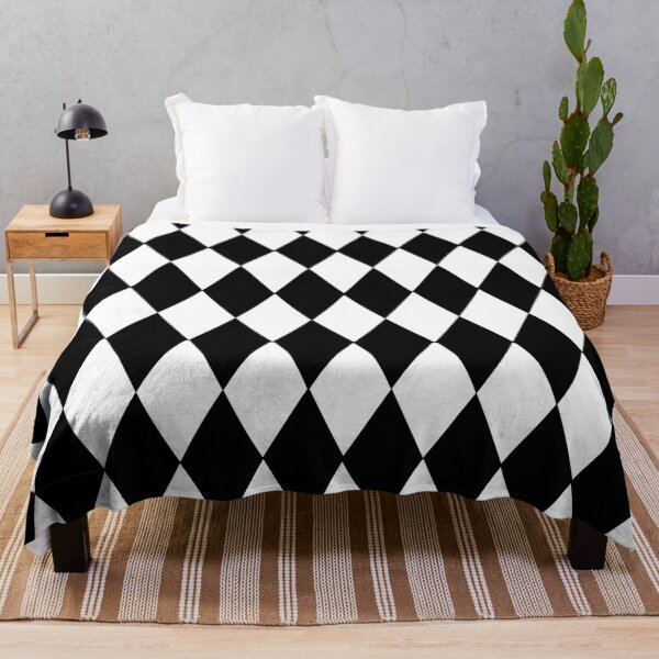 Item preview, Black and white diamond pattern designed and sold by Creative fashion Mix.