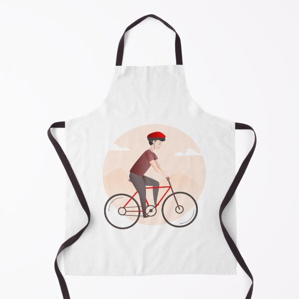 Item preview, Man Riding Bicycle Illustration designed and sold by artofangga.
