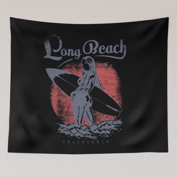 Item preview, Surfer Design Long Beach California Gift designed and sold by Joxxio.