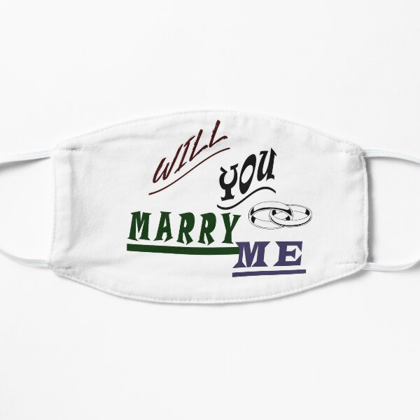 Please Marry Me Face Masks Redbubble