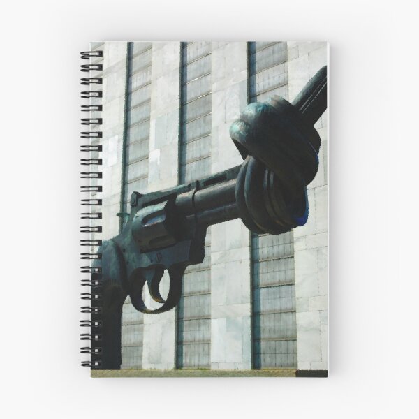 Item preview, Twisted Handgun at the United Nations (Painted) designed and sold by Blackadder Photography.