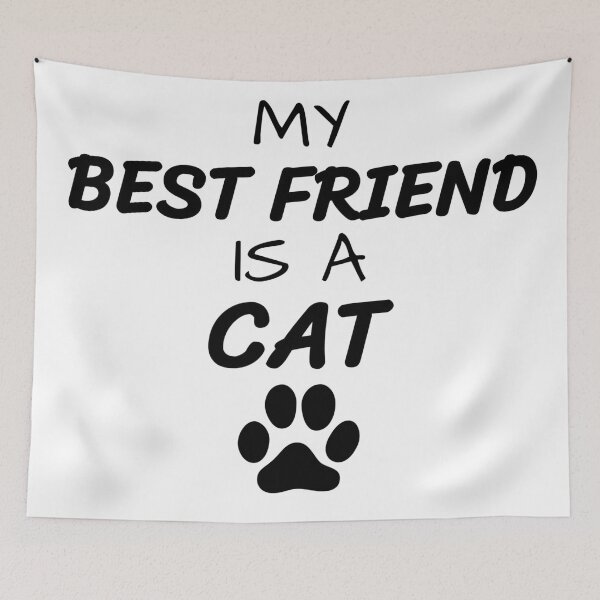 Item preview, My Best Friend is a Cat designed and sold by PatientCitizen.