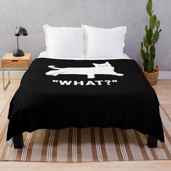 Item preview, Cat What - Funny Cat - Best Funny Cat Lover Gift designed and sold by NDTStore.