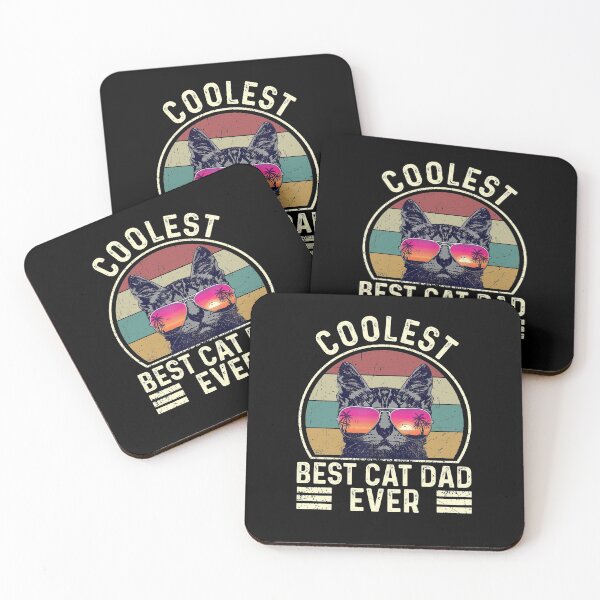 Item preview, Coolest Cat Dad Ever - Best Fathers Day Gift - T-shirt designed and sold by NDTStore.