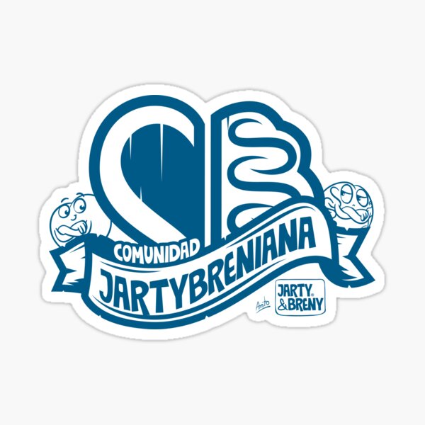 COMUNIDAD JARTYBRENIANA - AZUL Pegatina