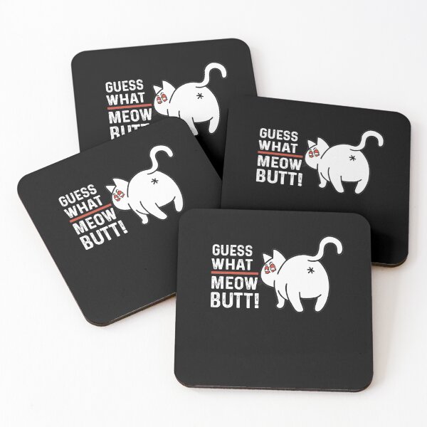 Item preview, Funny Cat - Guess What - Moew BUTT! - Funny Best Cat Lovers Gift designed and sold by NDTStore.