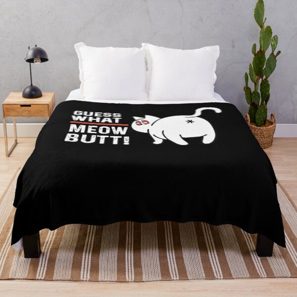 Item preview, Funny Cat - Guess What - Moew BUTT! - Funny Best Cat Lovers Gift designed and sold by NDTStore.