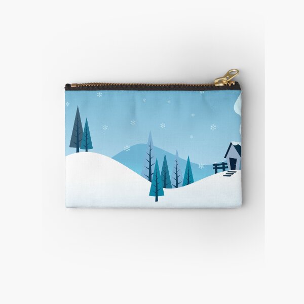 Item preview, House In the Middle Snowy Pine Forrest In Winter Session Illustration Vector designed and sold by artofangga.