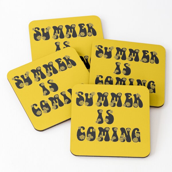 Item preview, SUMMER IS COMING - FUN HIPPY SUMMER TYPOGRAPHY IN BLACK TEXT - BY ISKYBIBBLLE designed and sold by Iskybibblle.