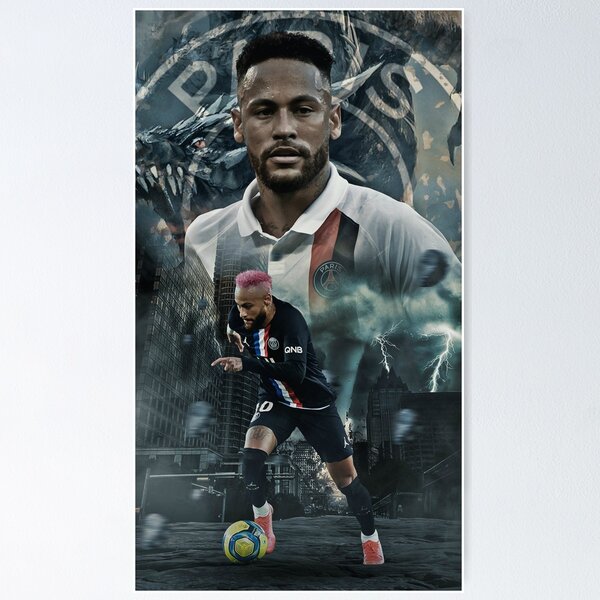 Neymar style smodge posters & prints by ShendyArt