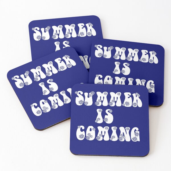 Item preview, SUMMER IS COMING - FUN HIPPIE SUMMER TYPOGRAPHY IN WHITE TEXT - BY ISKYBIBBLLE designed and sold by Iskybibblle.
