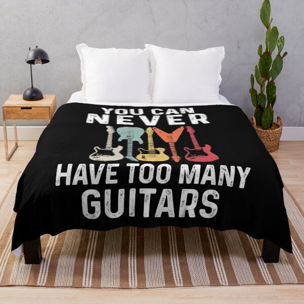 Item preview, Funny Retro Vintage You Can Never Have Too Many Guitars Music - Best Funny Gift For Guitar Lovers designed and sold by NDTStore.