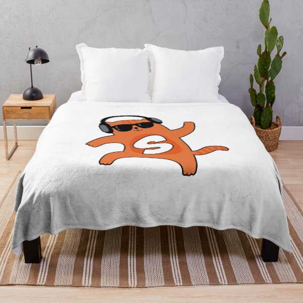Item preview, Monogram S Groovy Cat designed and sold by kidsmonogram.