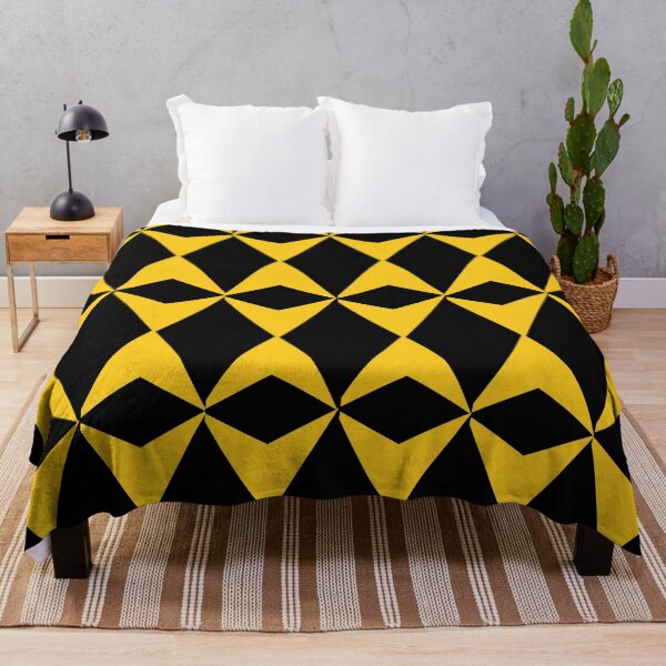 Item preview, Yellow and black triangle pattern designed and sold by Creative fashion Mix.
