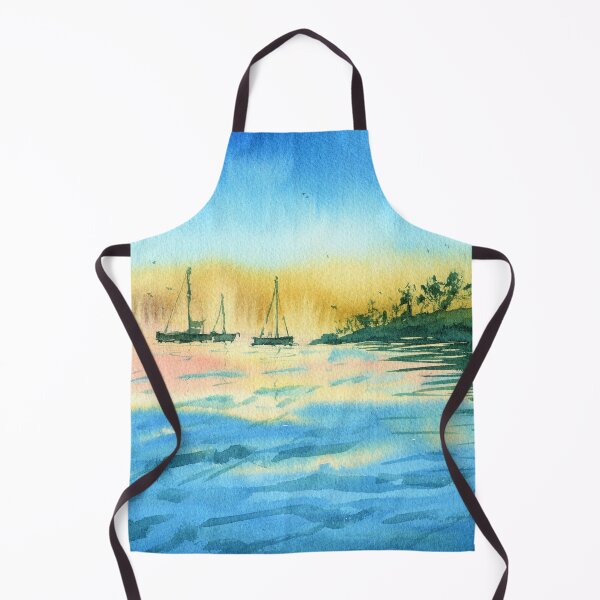 Item preview, Boat Silhouettes in Sunset designed and sold by darrenyeoart.