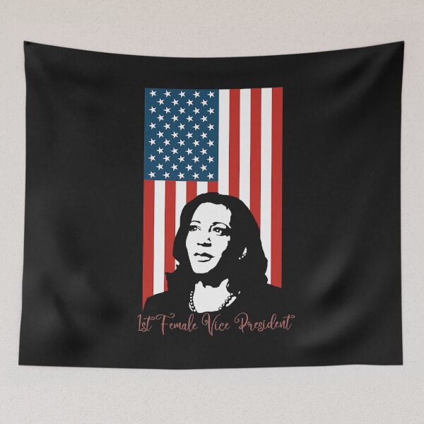 Item preview, 1st Female Vice President (Kamala flag) designed and sold by HamiltonmagicTs.