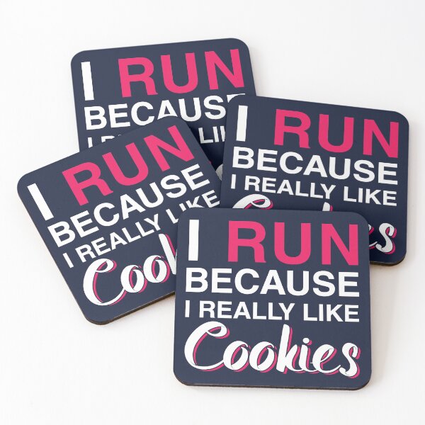 Item preview, I Run Because I Really Like Cookies designed and sold by motivationaltee.