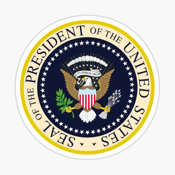 U.S. Presidential Emblem Autoaufkleber, 3D-Metall-Autoaufkleber
