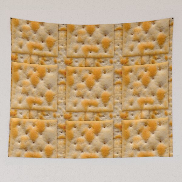 Item preview, Salted Soda Crackers Food Photo Pattern designed and sold by patternsoup.