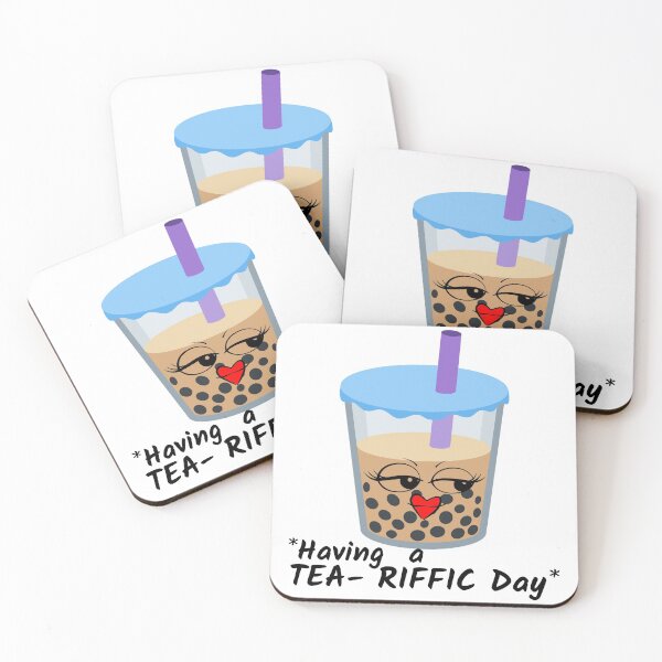 Item preview, Green Tea Boba And Taro And Milk Tea designed and sold by Vibing-Right.