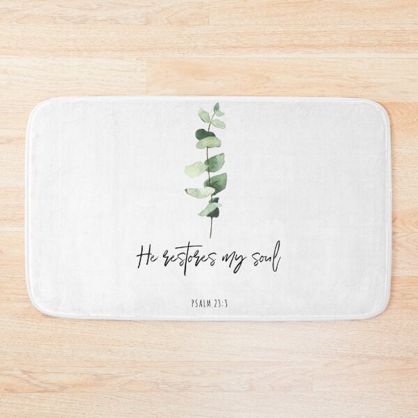 Item preview, He Restores My Soul Psalm 23:3 designed and sold by KAMdesignhaus.