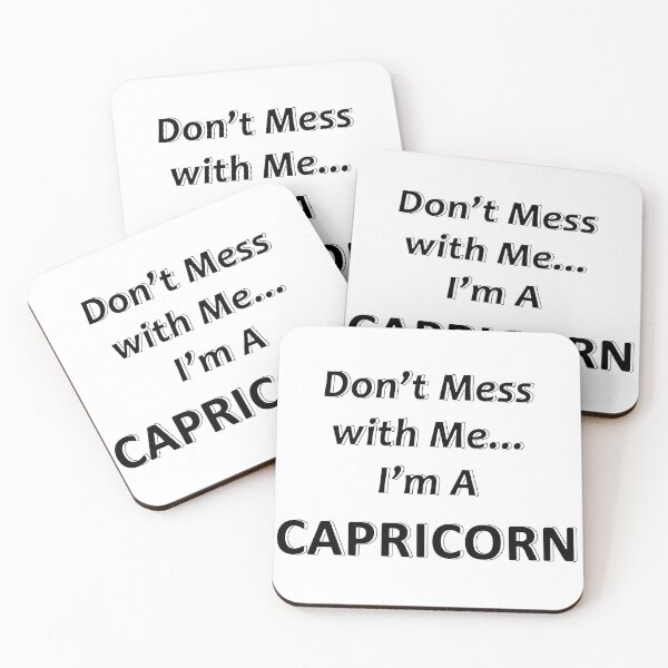 Item preview, Don't Mess with Me I'm an Capricorn designed and sold by JWIZZY.