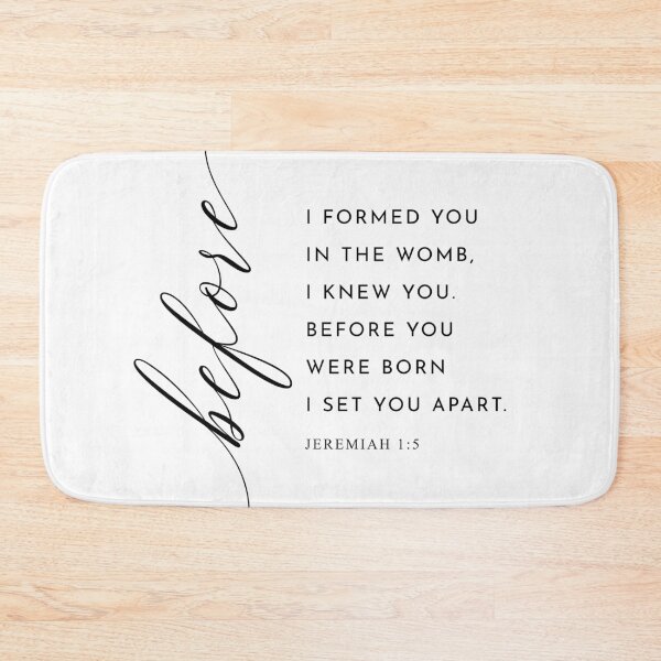 Item preview, Bible Verse Jeremiah 1:5 designed and sold by KAMdesignhaus.