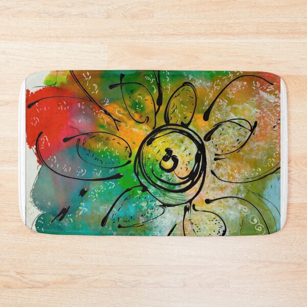 Item preview, INKY FLORAL designed and sold by KATHLEEN TENNANT ART.