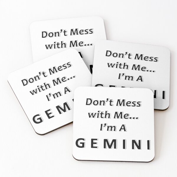 Item preview, Don't Mess with Me I'm a Gemini designed and sold by JWIZZY.