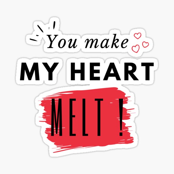 You Have My Heart (red)' Sticker