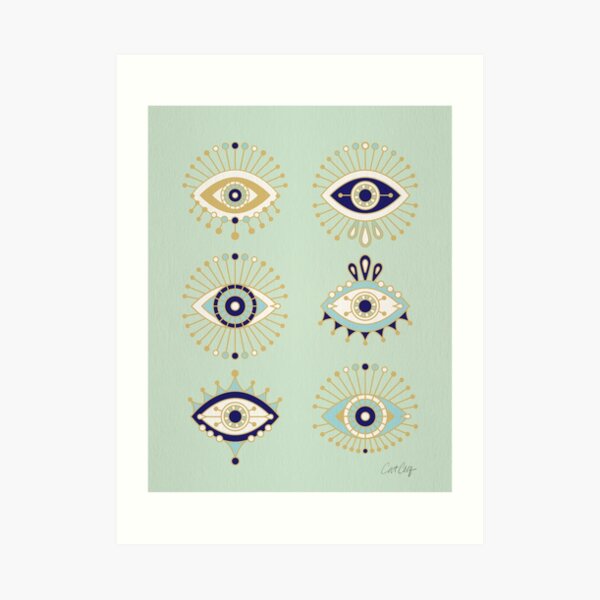 Evil Eye Collection Art Print
