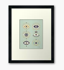 Evil Eye Collection Framed Print