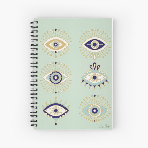 Evil Eye Collection Spiral Notebook