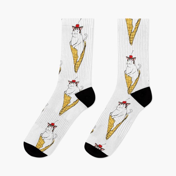 Item preview, Ice Cream Cat designed and sold by RedBerryDesign.