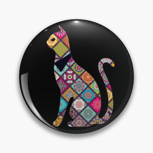 Item preview, Floral Cat in Flowers Popoki 302 designed and sold by VinBasis.
