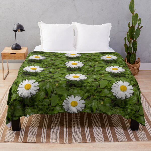 Item preview, chamomile flower on a background of green foliage designed and sold by nataliavavilina.