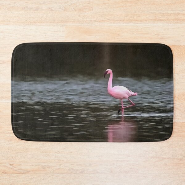 Item preview, Lesser Flamingo In A Solar Spotlight designed and sold by taiche.