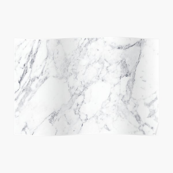 White Marble Poster