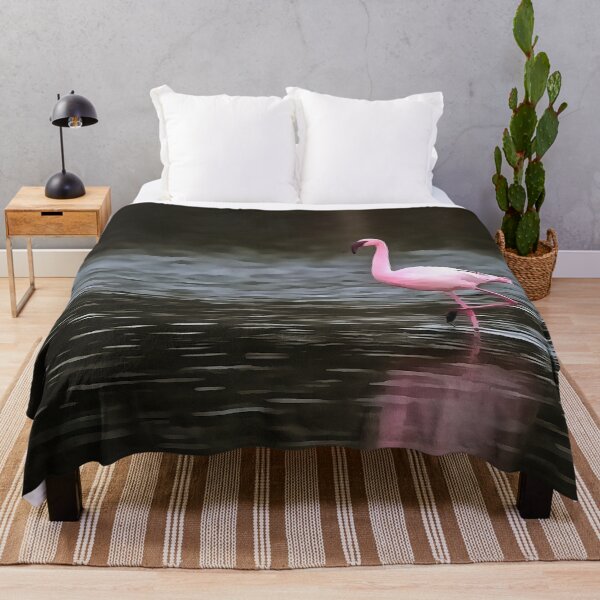 Item preview, Lesser Flamingo In A Solar Spotlight designed and sold by taiche.