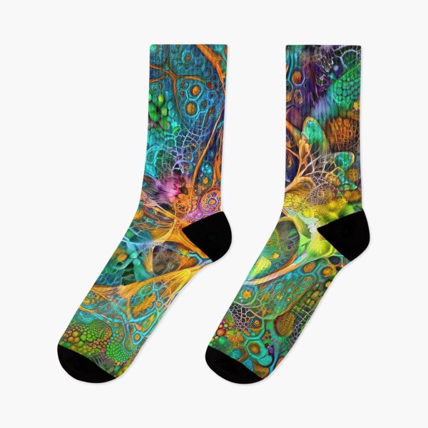 Item preview, Deepdream floral fractalize space abstraction designed and sold by blackhalt.