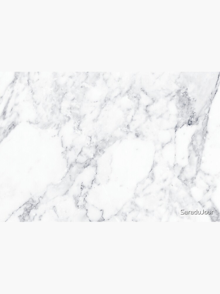 "White Marble" Hardcover Journal by SaraduJour Redbubble