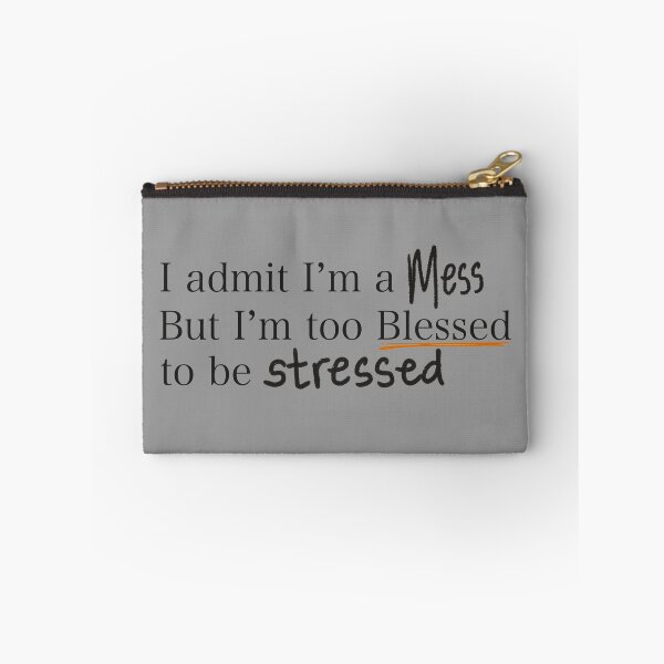 Item preview, Stressed but Blessed designed and sold by MereFaith.