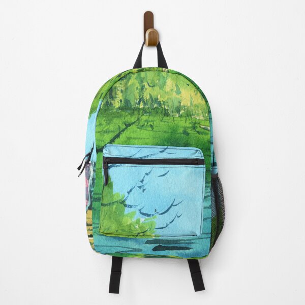 Item preview, Boat and Mountain Landscape Painting 2 designed and sold by darrenyeoart.