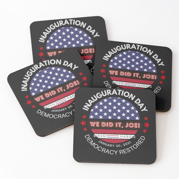 Item preview, Inauguration Day, Democracy Restored Biden-Harris, We did it, Joe! designed and sold by HamiltonmagicTs.
